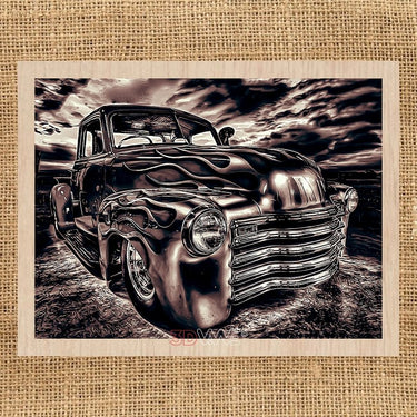 HOT ROD glowforge laser file 3DWave